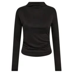 Camilla Padded LS Blouse Black