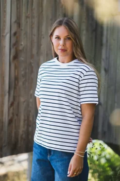 Camino T-Shirt SS 6024 Salute Stripe