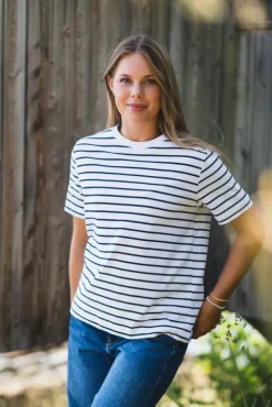 Camino T-Shirt SS 6024 Salute Stripe