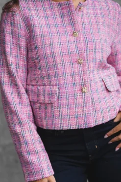 Cammie Boucle Jacket Candyfloss