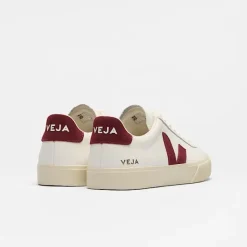Campo W Leather White Grenat
