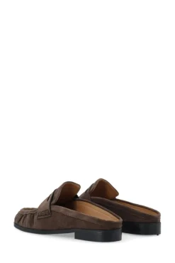 Carma Mule Faux Suede Brown