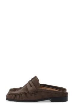 Carma Mule Faux Suede Brown