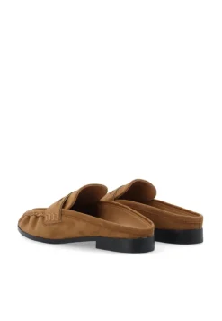 Carma Mule Faux Suede Tan