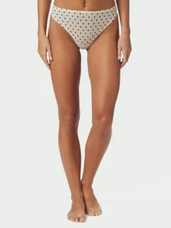 Carmine Dot Mesh String Ivory
