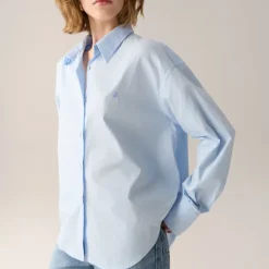 Caryn Poplin Celeste Light Blue