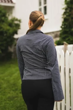 Cathy Zip Shirt Black