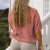 Catina Pilla 2/4 Pullover Oatmeal/F Rose