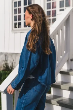 Cecilie Shirt Mid Blue Wash