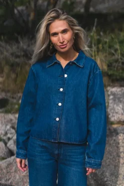 Cecilie Shirt Mid Blue Wash