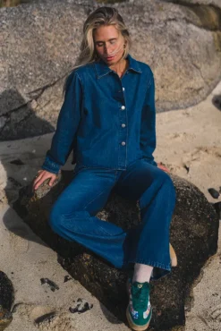 Cecilie Shirt Mid Blue Wash