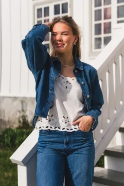 Cecilie Shirt Mid Blue Wash
