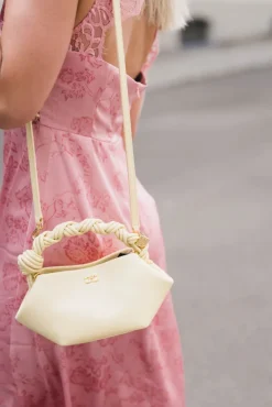 Celena Pattern Sateen Dress Light Pink