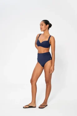 Chara Solid Buttom Navy