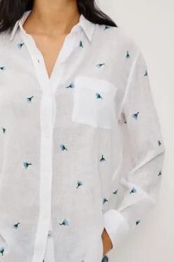 Charli Shirt Bluebell Carnations