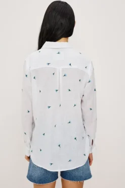 Charli Shirt Bluebell Carnations