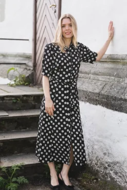 Charlotte Floral Creme Fleur Black