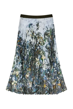 Charming Skirt Print Grey