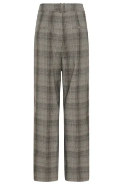 Checkie Barrel Pant Brown Fall Check
