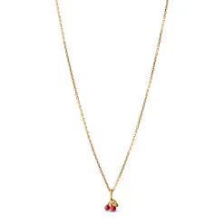 Cherry Necklace Red