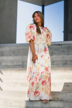Chiffon Maxi Dress Roaslie