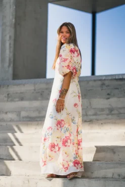 Chiffon Maxi Dress Roaslie