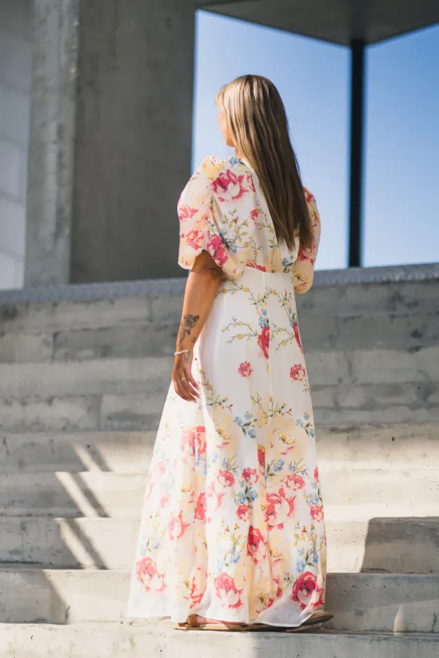 Chiffon Maxi Dress Roaslie