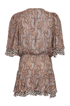 Chiffon Mini Dress Autumn