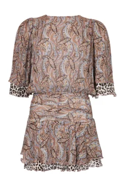 Chiffon Mini Dress Autumn