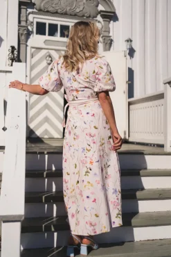 Clarine Flower Dress Offwhite