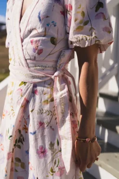 Clarine Flower Dress Offwhite