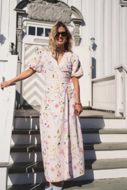 Clarine Flower Dress Offwhite