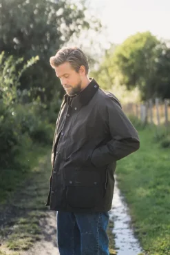 Classic Beaufort Wax Jacket Olive