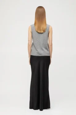Classic Cashmere Tank Gray Melange