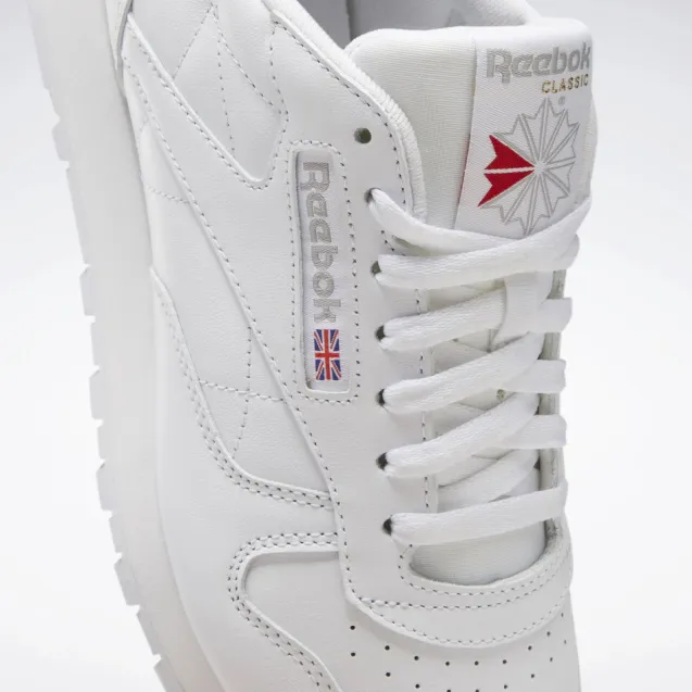 Classic Leather White/White/Purgy