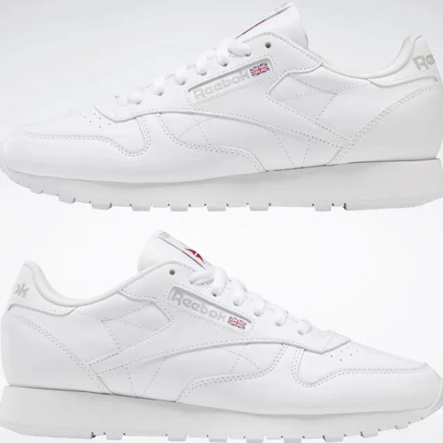 Classic Leather White/White/Purgy