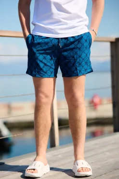 Classic Lotus Swimshort Mykonos Blue