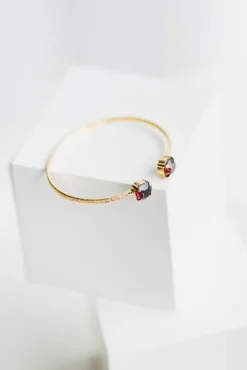 Classic Petite Bracelet Gold Burgundy