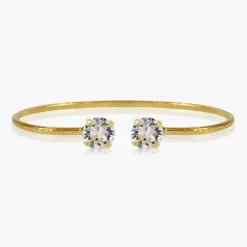 Classic Petite Bracelet Gold Crystal
