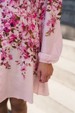Cleo LS Dress Pale Lilac Cleo Print