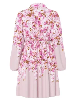 Cleo LS Dress Pale Lilac Cleo Print