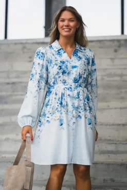 Cleo LS Dress Skyway Cleo Print