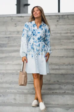 Cleo LS Dress Skyway Cleo Print