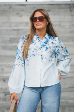 Cleo LS Shirt Skyway Cleo Print