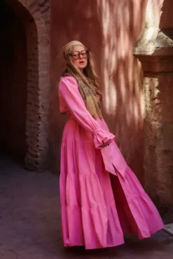 Coco Cotton Dress Pink