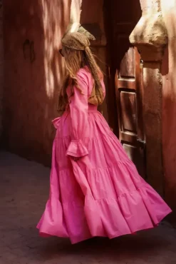 Coco Cotton Dress Pink