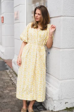Colea 2/4 Long Dress Pristine Colea Print