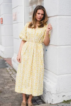 Colea 2/4 Long Dress Pristine Colea Print
