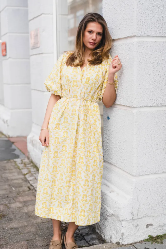 Colea 2/4 Long Dress Pristine Colea Print