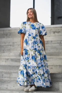 Colea SS Ankle Dress Star White Emula